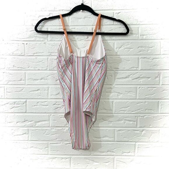 Roller Rabbit Multi-Stripe Scoop Neck Swimsuit Size XS - Picture 4 of 7